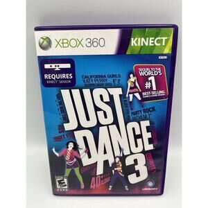 Just Dance 3 (Xbox 360 Kinect, 2011) Complete and Tested